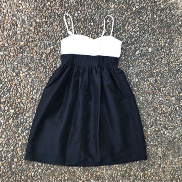 NWT MaxandCleo ruched Black white party dress 2 - Picture 5 of 5